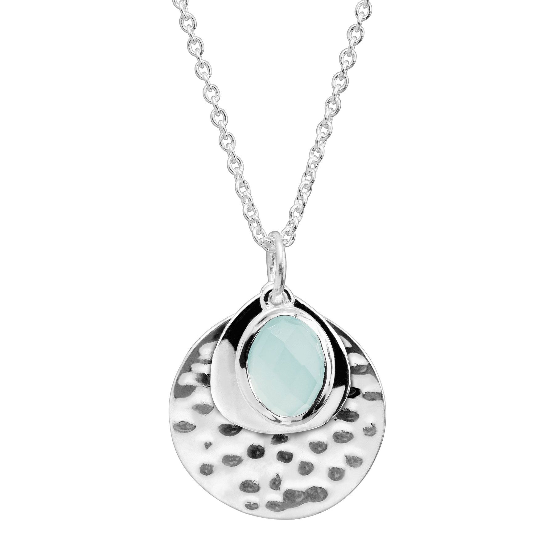 Silpada 'Entranced' Natural Chalcedony Pendant Necklace in Sterling Silver, 18 Silpada 'Entranced' Natural Chalcedony Pendant Necklace in Sterling Silver, 18